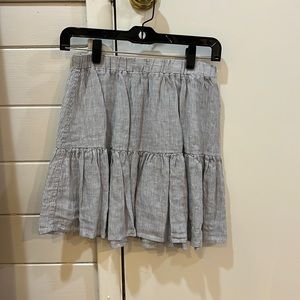 Saks fifth avenue striped mini skirt